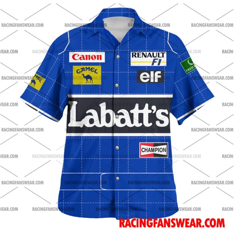 Formula One store - Loyal fans of Nigel Mansell's Unisex Hawaiian Shirt,Unisex Polo Shirt,Kid Hawaiian Shirt,Kid Polo Shirt:vintage formula one racing suit,uniform,apparel,shirts,merch,hoodie,jackets,shorts,sweatshirt,outfits,clothes