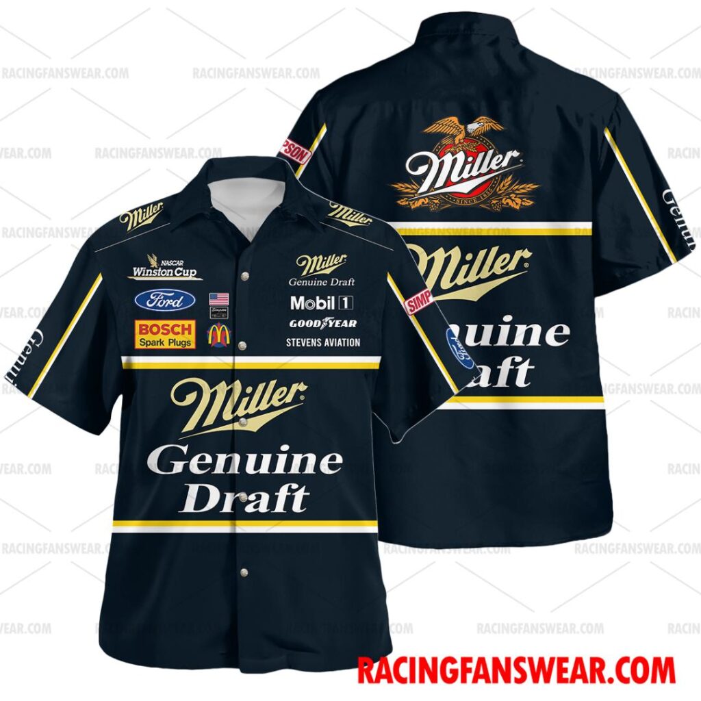 Rusty Wallace Nascar 1995 Miller Film Racing Uniform Apparel Clothes ...