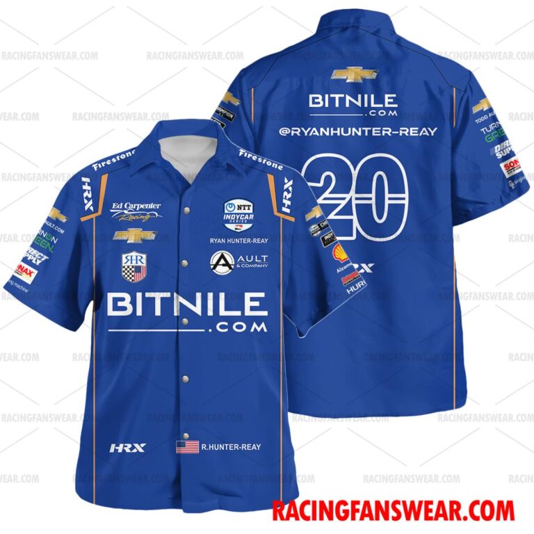 Ryan Hunter Reay IndyCar Racing 2023 Uniform Apparel Clothes Hawaiian ...