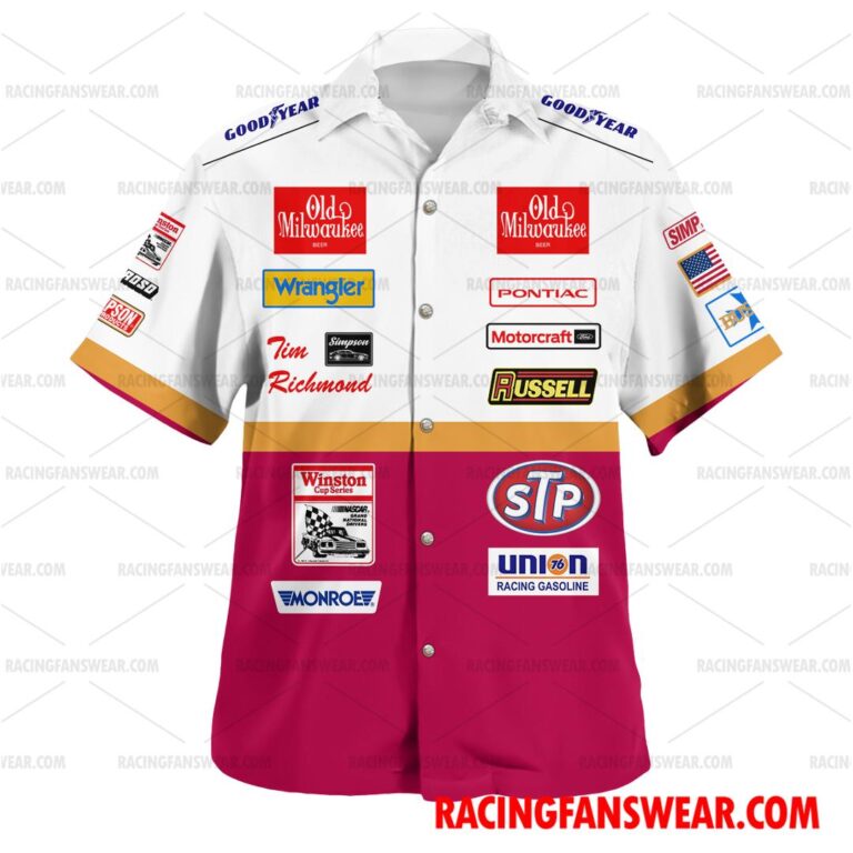 Nascar store - Loyal fans of Tim Richmond's Unisex Hawaiian Shirt,Unisex Polo Shirt,Kid Hawaiian Shirt,Kid Polo Shirt:vintage nascar racing suit,uniform,apparel,shirts,merch,hoodie,jackets,shorts,sweatshirt,outfits,clothes