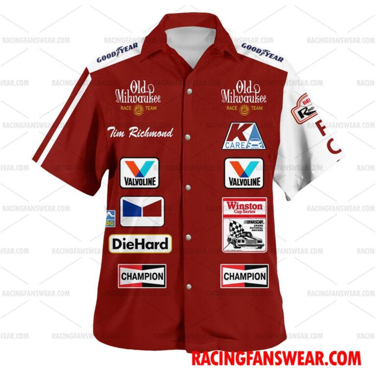 Nascar store - Loyal fans of Tim Richmond's Unisex Hawaiian Shirt,Unisex Polo Shirt,Kid Hawaiian Shirt,Kid Polo Shirt:vintage nascar racing suit,uniform,apparel,shirts,merch,hoodie,jackets,shorts,sweatshirt,outfits,clothes