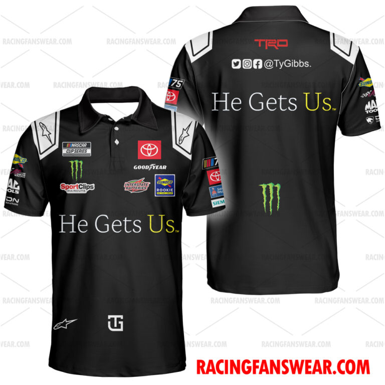 Nascar store - Loyal fans of Ty Gibbs's Unisex Hawaiian Shirt,Unisex Polo Shirt,Kid Hawaiian Shirt,Kid Polo Shirt:vintage nascar racing suit,uniform,apparel,shirts,merch,hoodie,jackets,shorts,sweatshirt,outfits,clothes