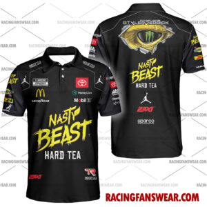 Tyler Reddick Nascar Racing 2024 23XI Racing NASTY Uniform Apparel Clothes Hawaiian Polo Shirts 3 Nascar store - Loyal fans of Tyler Reddick's Unisex Hawaiian Shirt,Unisex Polo Shirt,Kid Hawaiian Shirt,Kid Polo Shirt:vintage nascar racing suit,uniform,apparel,shirts,merch,hoodie,jackets,shorts,sweatshirt,outfits,clothes