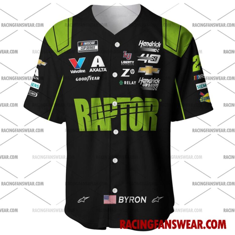 Nascar store - Loyal fans of William Byron's Men's Baseball Jersey,Women's Baseball Jersey,Kid's Baseball Jersey,Men's Hockey Jerseys,WoMen's Hockey Jerseys,Youth's Hockey Jerseys:vintage nascar racing suit,uniform,apparel,shirts,merch,hoodie,jackets,shorts,sweatshirt,outfits,clothes