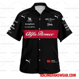 Zhou Guanyu Formula One 2023 Racing Uniform Apparel Clothes Hawaiian Polo Shirts 1 Formula One store - Loyal fans of Zhou Guanyu's Unisex Hawaiian Shirt,Unisex Polo Shirt,Kid Hawaiian Shirt,Kid Polo Shirt:vintage formula one racing suit,uniform,apparel,shirts,merch,hoodie,jackets,shorts,sweatshirt,outfits,clothes