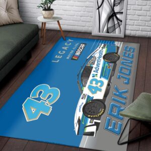 Erik Jones Nascar Racing 2024 Legacy Motor Club Advent Health Carpet Living Room Area Rugs Doormats Blanket Flag Home 1 Nascar store - Loyal fans of Erik Jones's Rug,Doormat,Blanket Microfiber Fleece,Blanket Premium Sherpa,House Flag:vintage nascar racing suit,uniform,apparel,shirts,merch,hoodie,jackets,shorts,sweatshirt,outfits,clothes