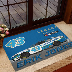Erik Jones Nascar Racing 2024 Legacy Motor Club Advent Health Carpet Living Room Area Rugs Doormats Blanket Flag Home 6 Nascar store - Loyal fans of Erik Jones's Rug,Doormat,Blanket Microfiber Fleece,Blanket Premium Sherpa,House Flag:vintage nascar racing suit,uniform,apparel,shirts,merch,hoodie,jackets,shorts,sweatshirt,outfits,clothes