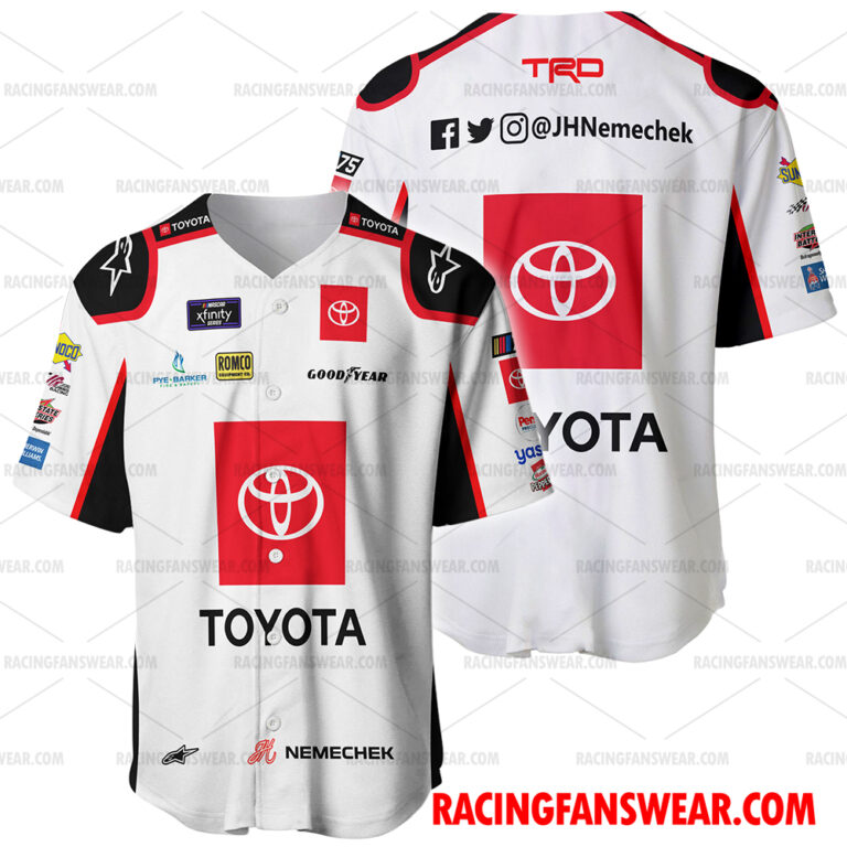 Nascar store - Loyal fans of John Hunter Nemechek's Men's Baseball Jersey,Women's Baseball Jersey,Kid's Baseball Jersey,Men's Hockey Jerseys,WoMen's Hockey Jerseys,Youth's Hockey Jerseys:vintage nascar racing suit,uniform,apparel,shirts,merch,hoodie,jackets,shorts,sweatshirt,outfits,clothes