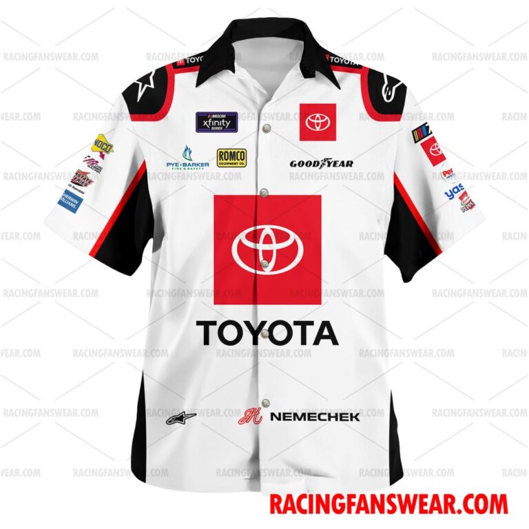 Nascar store - Loyal fans of John Hunter Nemechek's Unisex Hawaiian Shirt,Unisex Polo Shirt,Kid Hawaiian Shirt,Kid Polo Shirt:vintage nascar racing suit,uniform,apparel,shirts,merch,hoodie,jackets,shorts,sweatshirt,outfits,clothes