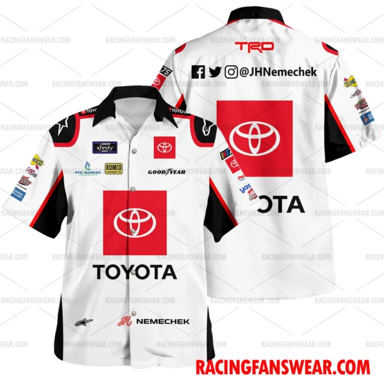 Nascar store - Loyal fans of John Hunter Nemechek's Unisex Hawaiian Shirt,Unisex Polo Shirt,Kid Hawaiian Shirt,Kid Polo Shirt:vintage nascar racing suit,uniform,apparel,shirts,merch,hoodie,jackets,shorts,sweatshirt,outfits,clothes