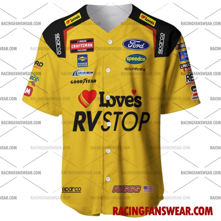 Nascar store - Loyal fans of Layne Riggs's Men's Baseball Jersey,Women's Baseball Jersey,Kid's Baseball Jersey,Men's Hockey Jerseys,WoMen's Hockey Jerseys,Youth's Hockey Jerseys:vintage nascar racing suit,uniform,apparel,shirts,merch,hoodie,jackets,shorts,sweatshirt,outfits,clothes