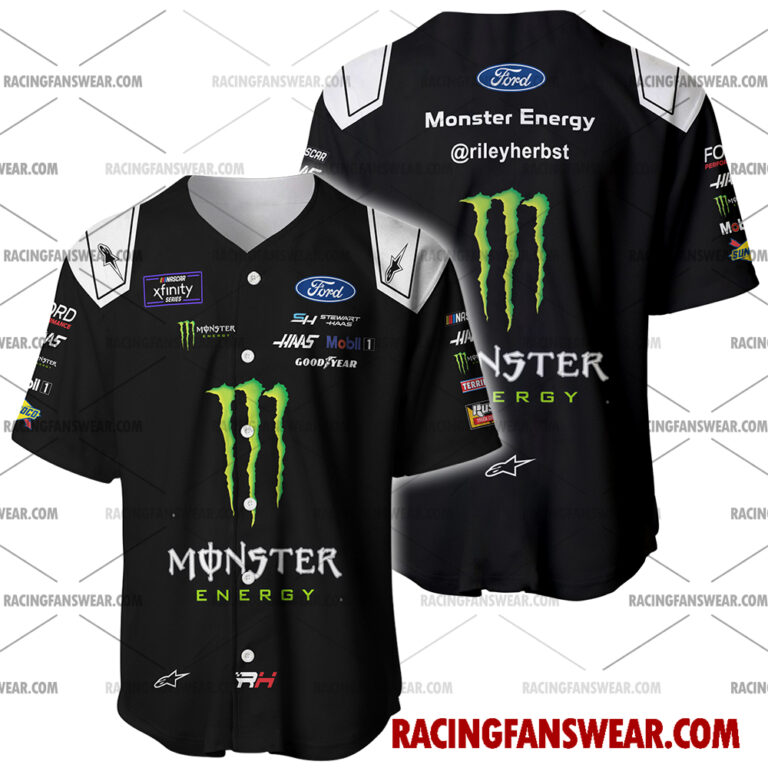 Nascar store - Loyal fans of Riley Herbst's Men's Baseball Jersey,Women's Baseball Jersey,Kid's Baseball Jersey,Men's Hockey Jerseys,WoMen's Hockey Jerseys,Youth's Hockey Jerseys:vintage nascar racing suit,uniform,apparel,shirts,merch,hoodie,jackets,shorts,sweatshirt,outfits,clothes