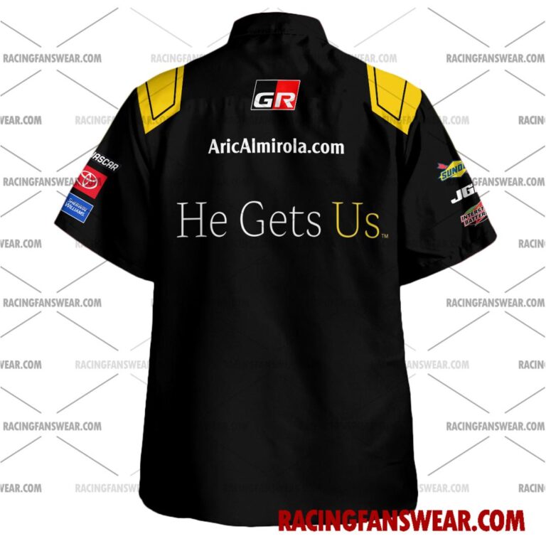 Nascar store - Loyal fans of Aric Almirola's Unisex Hawaiian Shirt,Unisex Polo Shirt,Kid Hawaiian Shirt,Kid Polo Shirt:vintage nascar racing suit,uniform,apparel,shirts,merch,hoodie,jackets,shorts,sweatshirt,outfits,clothes