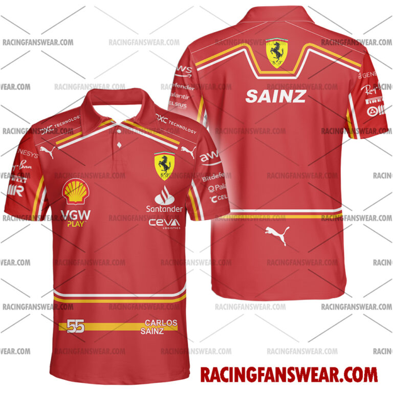 Formula One store - Loyal fans of Carlos Sainz's Unisex Hawaiian Shirt,Unisex Polo Shirt,Kid Hawaiian Shirt,Kid Polo Shirt:vintage formula one racing suit,uniform,apparel,shirts,merch,hoodie,jackets,shorts,sweatshirt,outfits,clothes