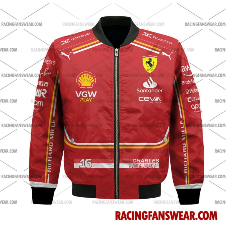 Formula One store - Loyal fans of Charles Leclerc's Bomber Jacket,Unisex Thick Coat,Unisex Sleeveless Hoodie,Unisex Hooded T-Shirt,Kid Sleeveless Hoodie,Kid Hooded T-Shirts,Kid Thick Coat:vintage formula one racing suit,uniform,apparel,shirts,merch,hoodie,jackets,shorts,sweatshirt,outfits,clothes