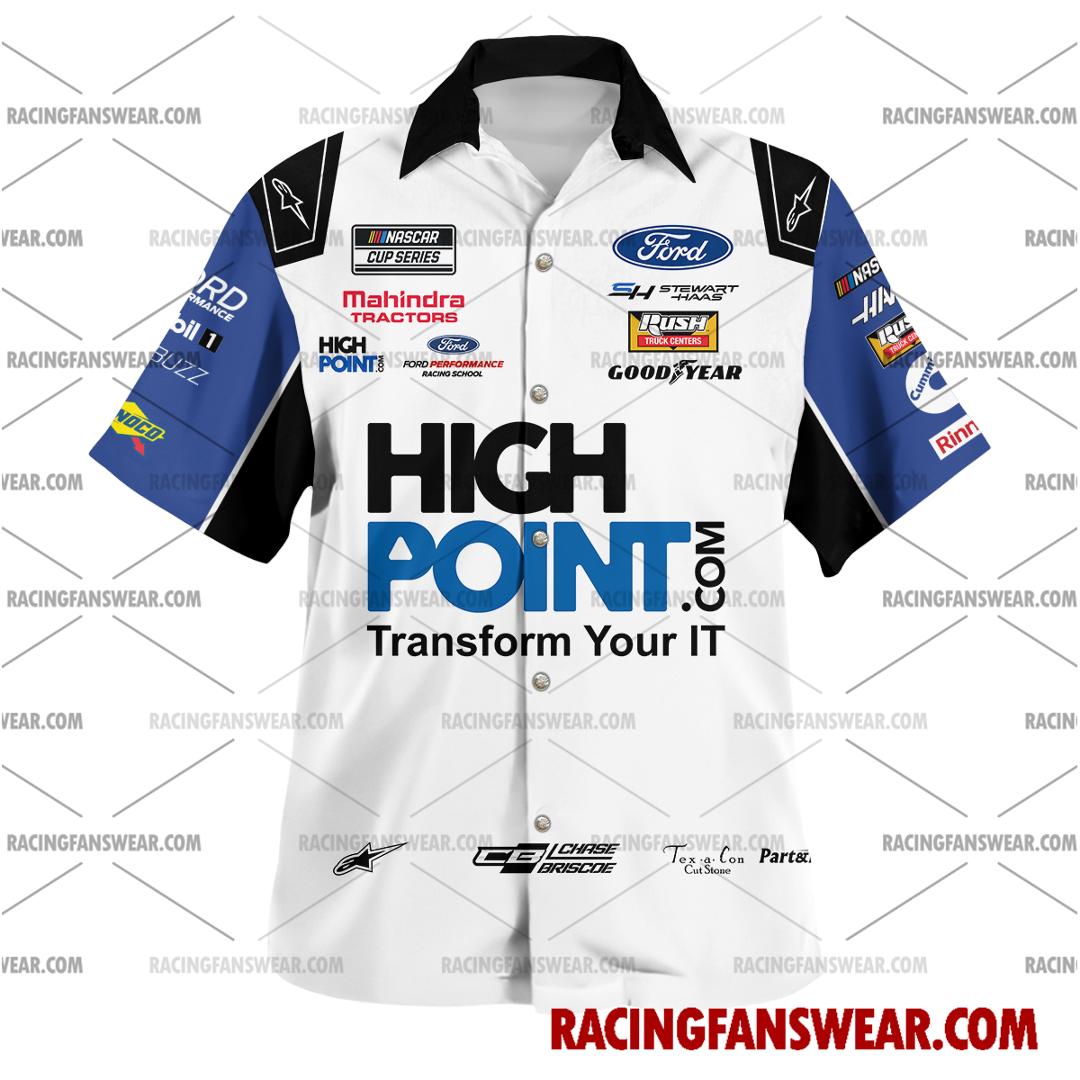 Chase Briscoe Nascar Racing 2024 Uniform Apparel Clothes Hawaiian Polo ...