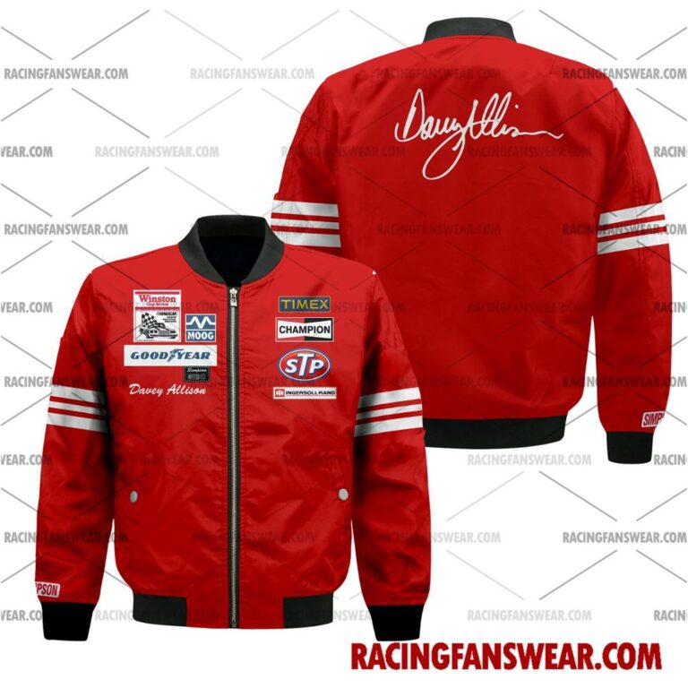 Nascar store - Loyal fans of Davey Allison's Bomber Jacket,Unisex Thick Coat,Unisex Sleeveless Hoodie,Unisex Hooded T-Shirt,Kid Sleeveless Hoodie,Kid Hooded T-Shirts,Kid Thick Coat:vintage nascar racing suit,uniform,apparel,shirts,merch,hoodie,jackets,shorts,sweatshirt,outfits,clothes