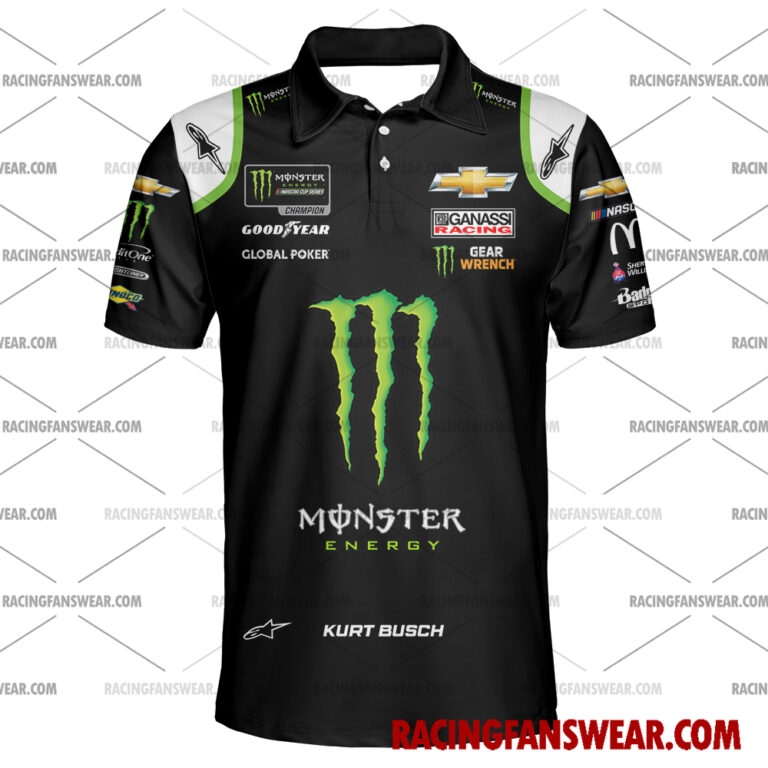 Nascar store - Loyal fans of Kurt Busch's Unisex Hawaiian Shirt,Unisex Polo Shirt,Kid Hawaiian Shirt,Kid Polo Shirt:vintage nascar racing suit,uniform,apparel,shirts,merch,hoodie,jackets,shorts,sweatshirt,outfits,clothes