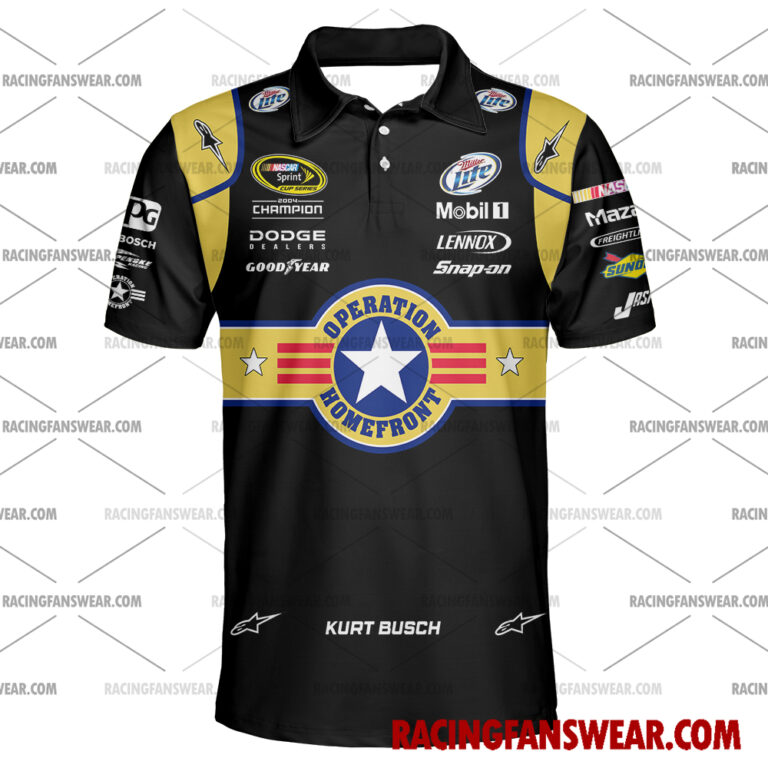 Nascar store - Loyal fans of Kurt Busch's Unisex Hawaiian Shirt,Unisex Polo Shirt,Kid Hawaiian Shirt,Kid Polo Shirt:vintage nascar racing suit,uniform,apparel,shirts,merch,hoodie,jackets,shorts,sweatshirt,outfits,clothes