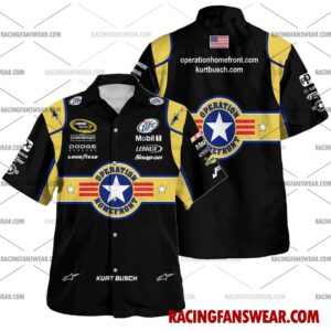 Nascar store - Loyal fans of Kurt Busch's Unisex Hawaiian Shirt,Unisex Polo Shirt,Kid Hawaiian Shirt,Kid Polo Shirt:vintage nascar racing suit,uniform,apparel,shirts,merch,hoodie,jackets,shorts,sweatshirt,outfits,clothes