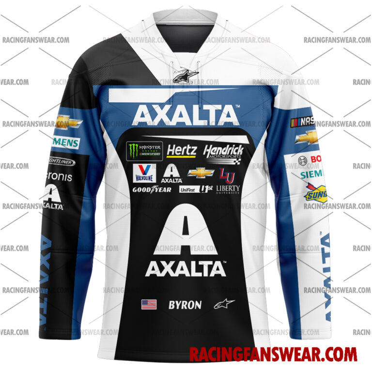 Nascar store - Loyal fans of William Byron's Men's Baseball Jersey,Women's Baseball Jersey,Kid's Baseball Jersey,Men's Hockey Jerseys,WoMen's Hockey Jerseys,Youth's Hockey Jerseys:vintage nascar racing suit,uniform,apparel,shirts,merch,hoodie,jackets,shorts,sweatshirt,outfits,clothes