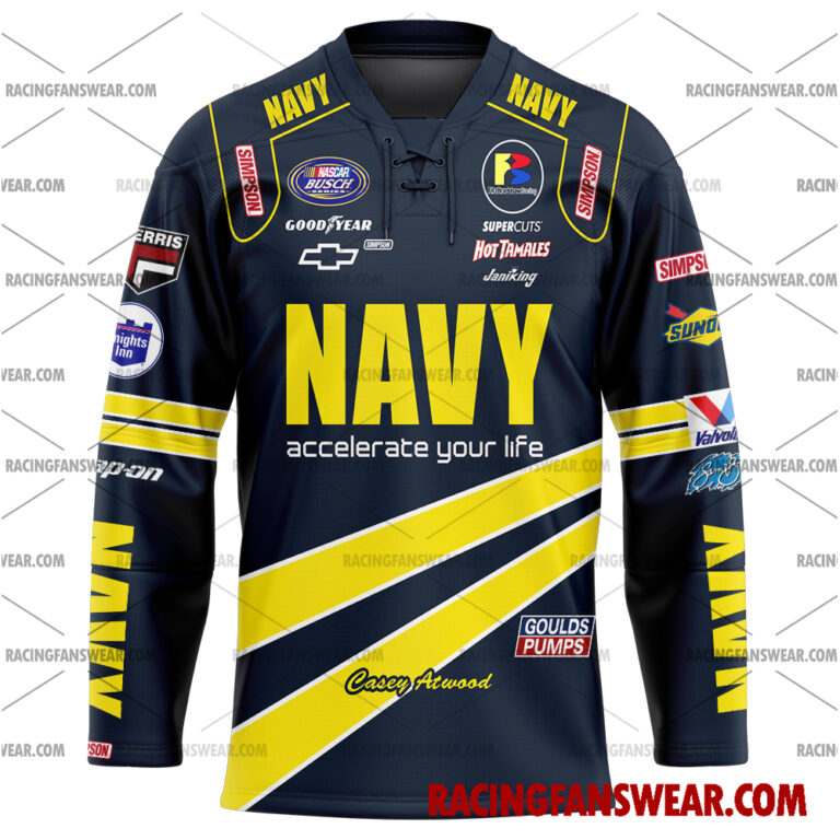 Nascar store - Loyal fans of Casey Atwood's Men's Baseball Jersey,Women's Baseball Jersey,Kid's Baseball Jersey,Men's Hockey Jerseys,WoMen's Hockey Jerseys,Youth's Hockey Jerseys:vintage nascar racing suit,uniform,apparel,shirts,merch,merchandise,jersey,hoodie,jackets,shorts,sweatshirt,outfits,clothes