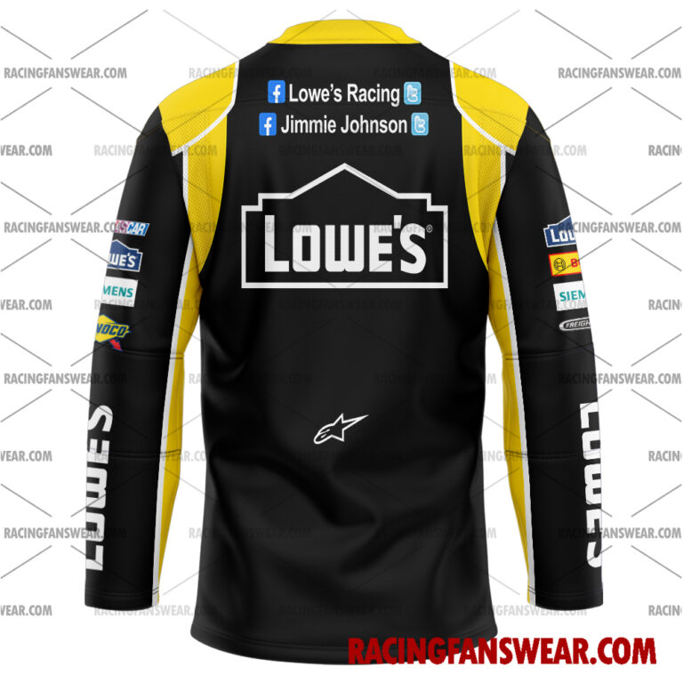 Nascar store - Loyal fans of Jimmie Johnson's Men's Baseball Jersey,Women's Baseball Jersey,Kid's Baseball Jersey,Men's Hockey Jerseys,WoMen's Hockey Jerseys,Youth's Hockey Jerseys:vintage nascar racing suit,uniform,apparel,shirts,merch,merchandise,jersey,hoodie,jackets,shorts,sweatshirt,outfits,clothes