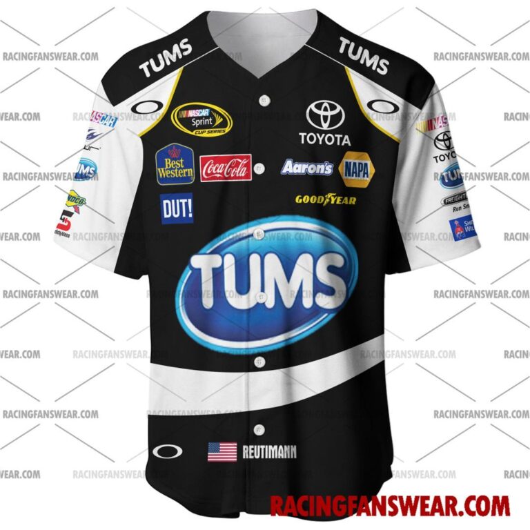 Nascar store - Loyal fans of David Reutimann's Men's Baseball Jersey,Women's Baseball Jersey,Kid's Baseball Jersey,Men's Hockey Jerseys,WoMen's Hockey Jerseys,Youth's Hockey Jerseys:vintage nascar racing suit,uniform,apparel,shirts,merch,merchandise,jersey,hoodie,jackets,shorts,sweatshirt,outfits,clothes