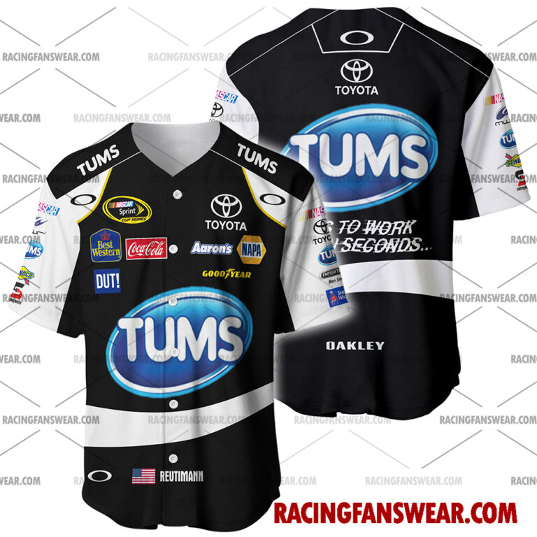 Nascar store - Loyal fans of David Reutimann's Men's Baseball Jersey,Women's Baseball Jersey,Kid's Baseball Jersey,Men's Hockey Jerseys,WoMen's Hockey Jerseys,Youth's Hockey Jerseys:vintage nascar racing suit,uniform,apparel,shirts,merch,merchandise,jersey,hoodie,jackets,shorts,sweatshirt,outfits,clothes