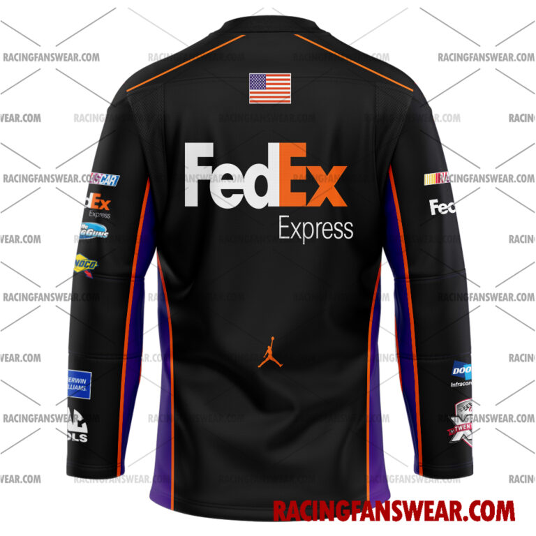 Nascar store - Loyal fans of Denny Hamlin's Men's Baseball Jersey,Women's Baseball Jersey,Kid's Baseball Jersey,Men's Hockey Jerseys,WoMen's Hockey Jerseys,Youth's Hockey Jerseys:vintage nascar racing suit,uniform,apparel,shirts,merch,merchandise,jersey,hoodie,jackets,shorts,sweatshirt,outfits,clothes