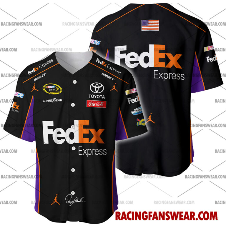 Nascar store - Loyal fans of Denny Hamlin's Men's Baseball Jersey,Women's Baseball Jersey,Kid's Baseball Jersey,Men's Hockey Jerseys,WoMen's Hockey Jerseys,Youth's Hockey Jerseys:vintage nascar racing suit,uniform,apparel,shirts,merch,merchandise,jersey,hoodie,jackets,shorts,sweatshirt,outfits,clothes