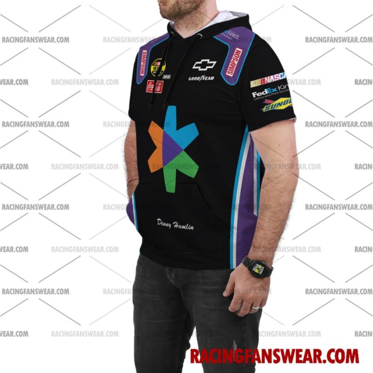 Nascar store - Loyal fans of Denny Hamlin's Bomber Jacket,Unisex Thick Coat,Unisex Sleeveless Hoodie,Unisex Hooded T-Shirt,Kid Sleeveless Hoodie,Kid Hooded T-Shirts,Kid Thick Coat:vintage nascar racing suit,uniform,apparel,shirts,merch,merchandise,jersey,hoodie,jackets,shorts,sweatshirt,outfits,clothes