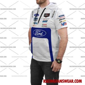 Ford GT IMSA Racing 2017 Uniform Apparel Clothes Bomber Thick Coat Sleeveless Hoodie Hooded T-Shirt 8 vintage IMSA racing suit,uniform,apparel,shirts,merch,merchandise,jersey,hoodie,jackets,shorts,sweatshirt,outfits,clothes