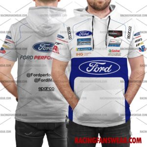 Ford GT IMSA Racing 2017 Uniform Apparel Clothes Bomber Thick Coat Sleeveless Hoodie Hooded T-Shirt 7 vintage IMSA racing suit,uniform,apparel,shirts,merch,merchandise,jersey,hoodie,jackets,shorts,sweatshirt,outfits,clothes