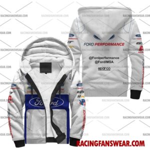 Ford GT IMSA Racing 2017 Uniform Apparel Clothes Bomber Thick Coat Sleeveless Hoodie Hooded T-Shirt 3 vintage IMSA racing suit,uniform,apparel,shirts,merch,merchandise,jersey,hoodie,jackets,shorts,sweatshirt,outfits,clothes