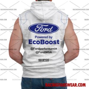 Ford GT IMSA Racing 2017 Uniform Apparel Clothes Bomber Thick Coat Sleeveless Hoodie Hooded T-Shirt 6 vintage IMSA racing suit,uniform,apparel,shirts,merch,merchandise,jersey,hoodie,jackets,shorts,sweatshirt,outfits,clothes