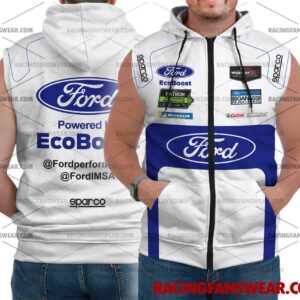 Ford GT IMSA Racing 2017 Uniform Apparel Clothes Bomber Thick Coat Sleeveless Hoodie Hooded T-Shirt 4 vintage IMSA racing suit,uniform,apparel,shirts,merch,merchandise,jersey,hoodie,jackets,shorts,sweatshirt,outfits,clothes