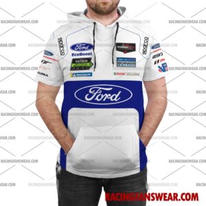 Ford GT IMSA Racing 2017 Uniform Apparel Clothes Bomber Thick Coat Sleeveless Hoodie Hooded T-Shirt 9 vintage IMSA racing suit,uniform,apparel,shirts,merch,merchandise,jersey,hoodie,jackets,shorts,sweatshirt,outfits,clothes