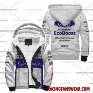 Ford GT IMSA Racing 2017 Uniform Apparel Clothes Bomber Thick Coat Sleeveless Hoodie Hooded T-Shirt 3 vintage IMSA racing suit,uniform,apparel,shirts,merch,merchandise,jersey,hoodie,jackets,shorts,sweatshirt,outfits,clothes