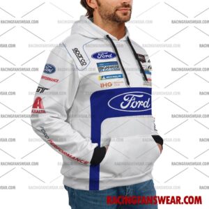 Ford GT IMSA Racing 2017 Uniform Apparel Clothes Sweatshirt Zip Pop Top Hoodie T-Shirt Long Pant 3 vintage IMSA racing suit,uniform,apparel,shirts,merch,merchandise,jersey,hoodie,jackets,shorts,sweatshirt,outfits,clothes