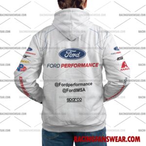 Ford GT IMSA Racing 2017 Uniform Apparel Clothes Sweatshirt Zip Pop Top Hoodie T-Shirt Long Pant 2 vintage IMSA racing suit,uniform,apparel,shirts,merch,merchandise,jersey,hoodie,jackets,shorts,sweatshirt,outfits,clothes