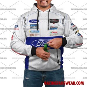 Ford GT IMSA Racing 2017 Uniform Apparel Clothes Sweatshirt Zip Pop Top Hoodie T-Shirt Long Pant 6 vintage IMSA racing suit,uniform,apparel,shirts,merch,merchandise,jersey,hoodie,jackets,shorts,sweatshirt,outfits,clothes