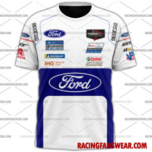 Ford GT IMSA Racing 2017 Uniform Apparel Clothes Sweatshirt Zip Pop Top Hoodie T-Shirt Long Pant 8 vintage IMSA racing suit,uniform,apparel,shirts,merch,merchandise,jersey,hoodie,jackets,shorts,sweatshirt,outfits,clothes