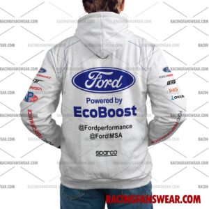 Ford GT IMSA Racing 2017 Uniform Apparel Clothes Sweatshirt Zip Pop Top Hoodie T-Shirt Long Pant 2 vintage IMSA racing suit,uniform,apparel,shirts,merch,merchandise,jersey,hoodie,jackets,shorts,sweatshirt,outfits,clothes