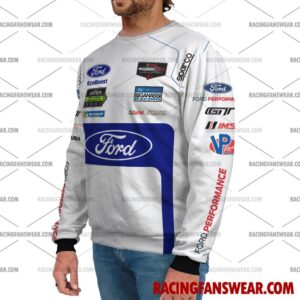 Ford GT IMSA Racing 2017 Uniform Apparel Clothes Sweatshirt Zip Pop Top Hoodie T-Shirt Long Pant 12 vintage IMSA racing suit,uniform,apparel,shirts,merch,merchandise,jersey,hoodie,jackets,shorts,sweatshirt,outfits,clothes