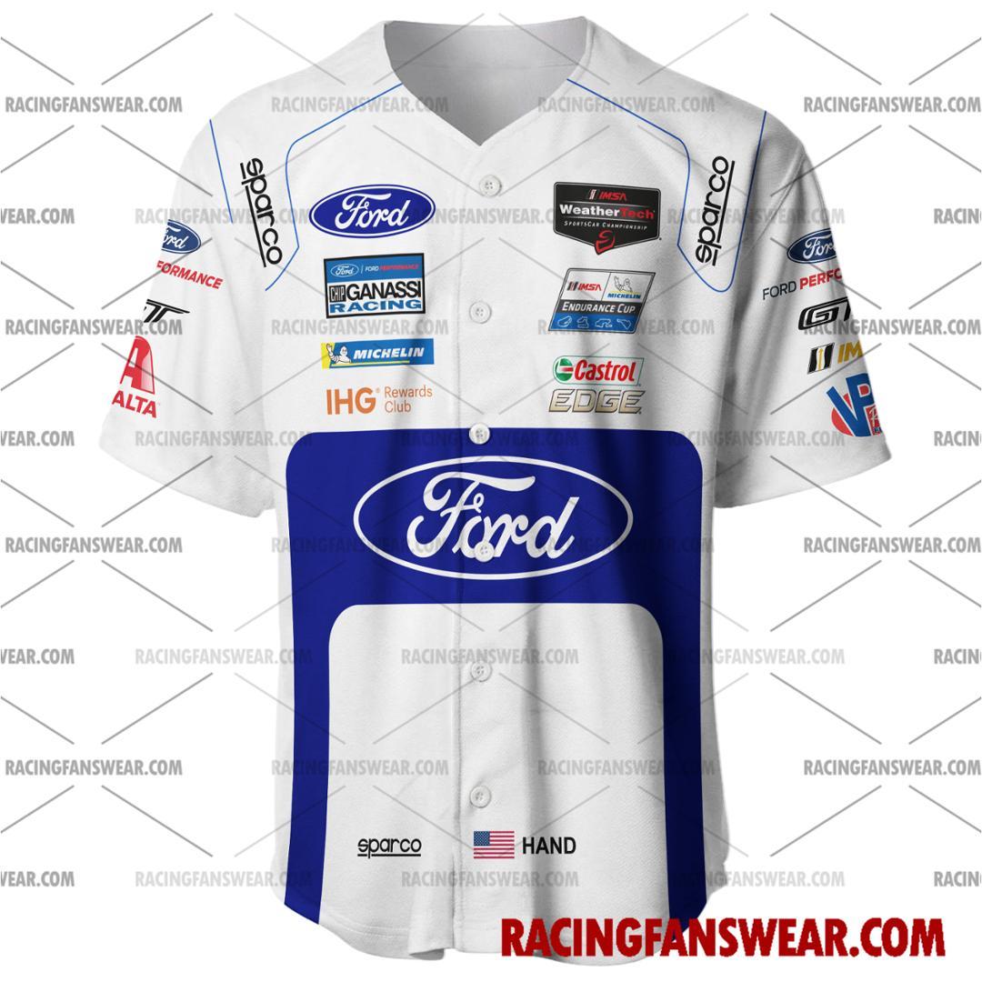 Joey Hand IMSA Ford GT Racing 2017 Uniform Apparel Clothes Baseball ...