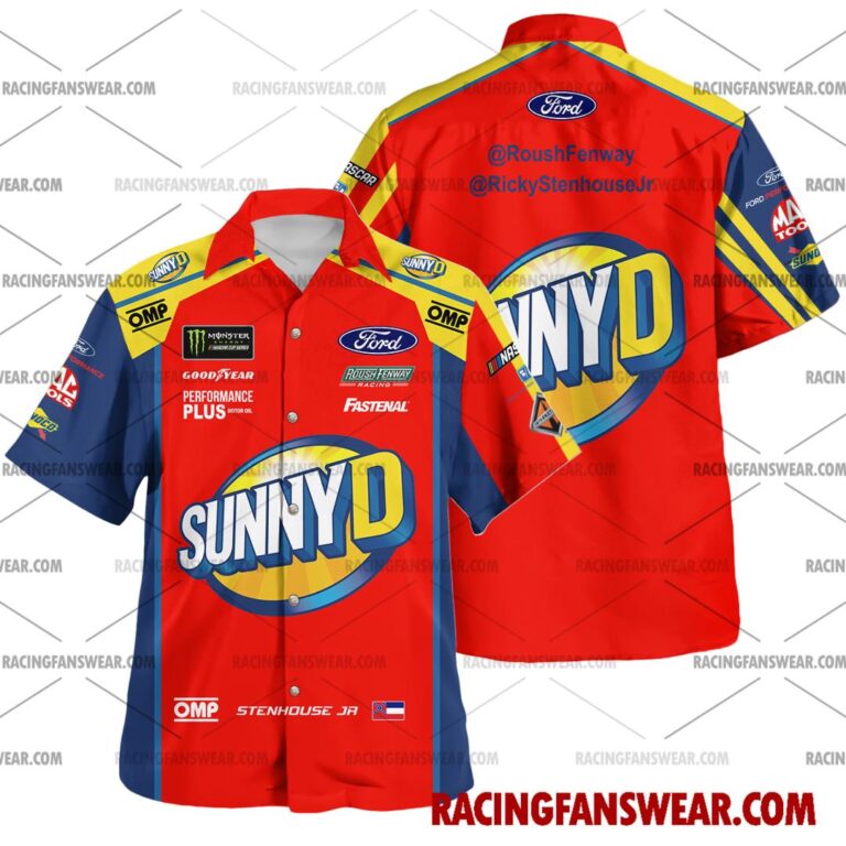 Nascar store - Loyal fans of Ricky Stenhouse Jr's Unisex Hawaiian Shirt,Unisex Polo Shirt,Kid Hawaiian Shirt,Kid Polo Shirt:vintage nascar racing suit,uniform,apparel,shirts,merch,merchandise,jersey,hoodie,jackets,shorts,sweatshirt,outfits,clothes