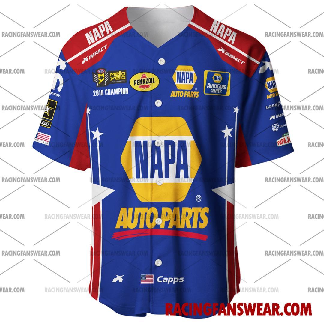 Ron Capps NHRA Racing Uniform Apparel Clothes Baseball Jersey Hockey ...