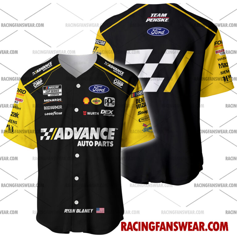 Nascar store - Loyal fans of Ryan Blaney's Men's Baseball Jersey,Women's Baseball Jersey,Kid's Baseball Jersey,Men's Hockey Jerseys,WoMen's Hockey Jerseys,Youth's Hockey Jerseys:vintage nascar racing suit,uniform,apparel,shirts,merch,merchandise,jersey,hoodie,jackets,shorts,sweatshirt,outfits,clothes