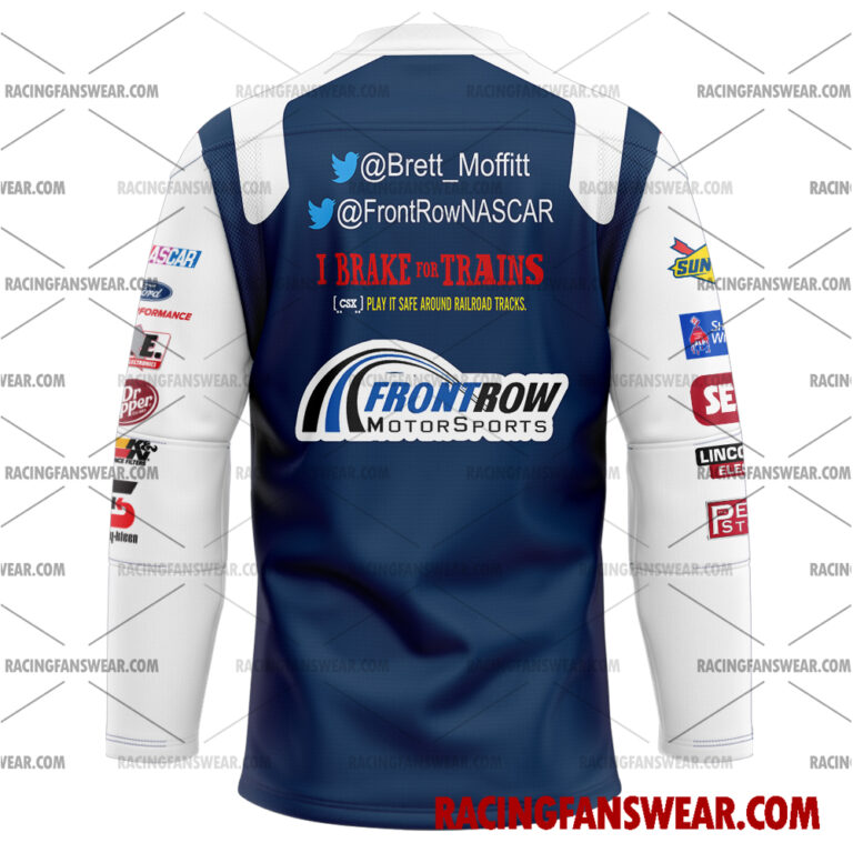 Nascar store - Loyal fans of Brett Moffitt's Men's Baseball Jersey,Women's Baseball Jersey,Kid's Baseball Jersey,Men's Hockey Jerseys,WoMen's Hockey Jerseys,Youth's Hockey Jerseys:vintage nascar racing suit,uniform,apparel,shirts,merch,merchandise,jersey,hoodie,jackets,shorts,sweatshirt,outfits,clothes